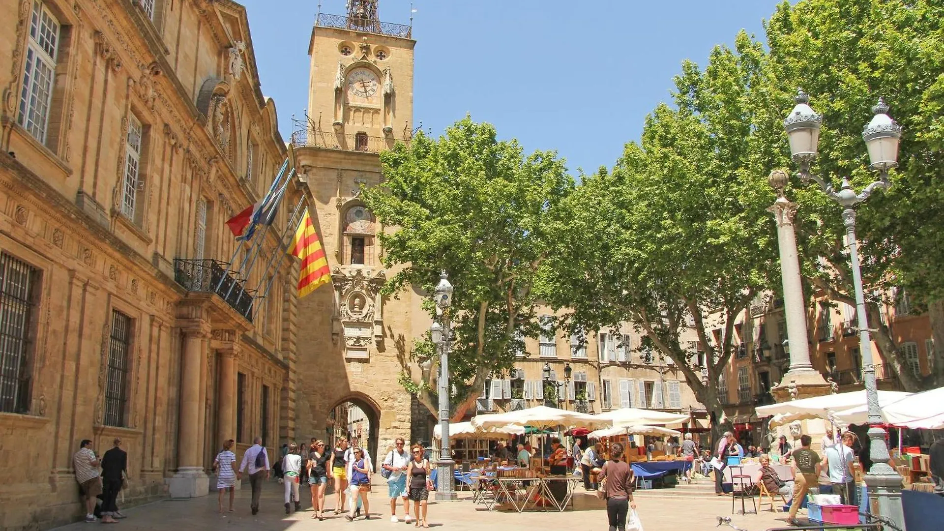 דירה אקס-אן-פרובאנס L'Olivier - Joli Duplex Au Coeur Du Centre Ville A 2 Pas De La Rotonde Mirabeau Et Des Allees Provencales